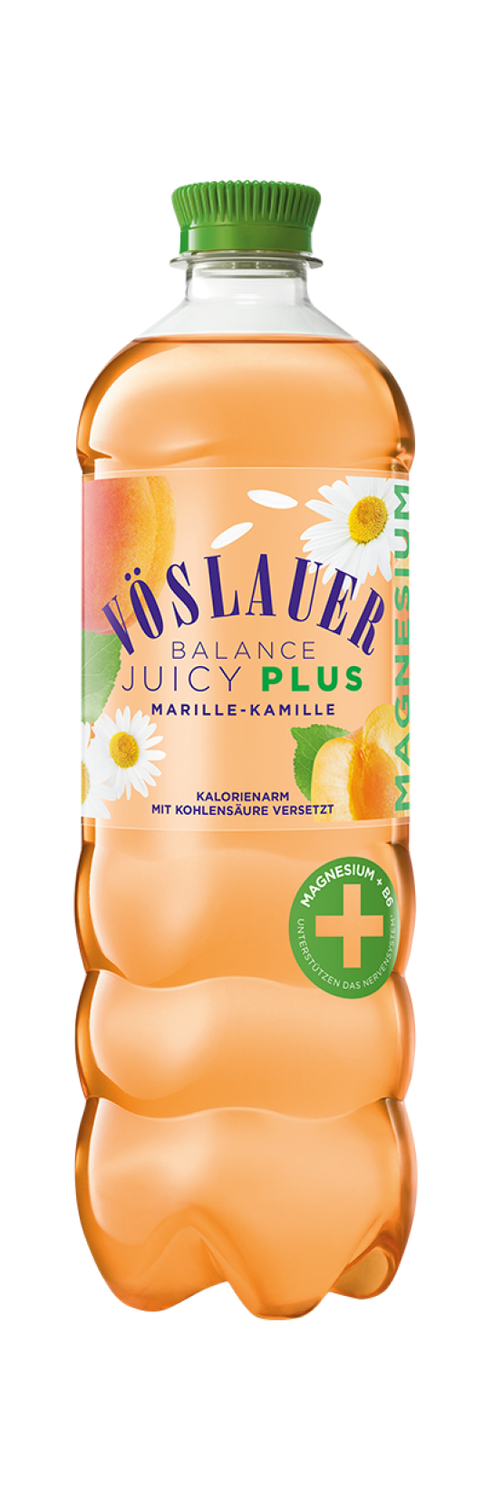 Vöslauer Balance Juicy Plus Marille-Kamille with magnesium and vitamin B6